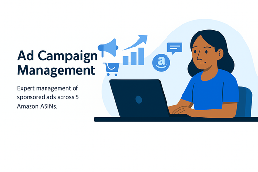 Ad Campaign Management – 5 ASINs (3-Month Package)