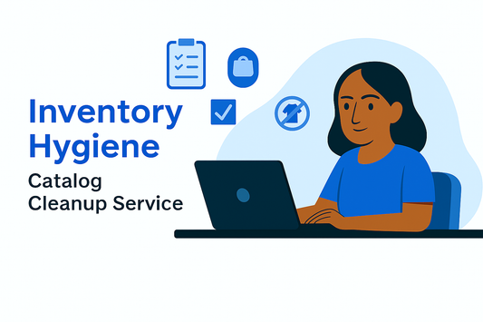 Inventory Hygiene (Up to 50 SKUs) – Amazon Catalog Cleanup Service (3 Month Package)