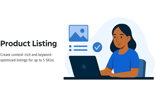 Product Listing (Up to 5 SKUs) – Amazon SEO Optimized Listings